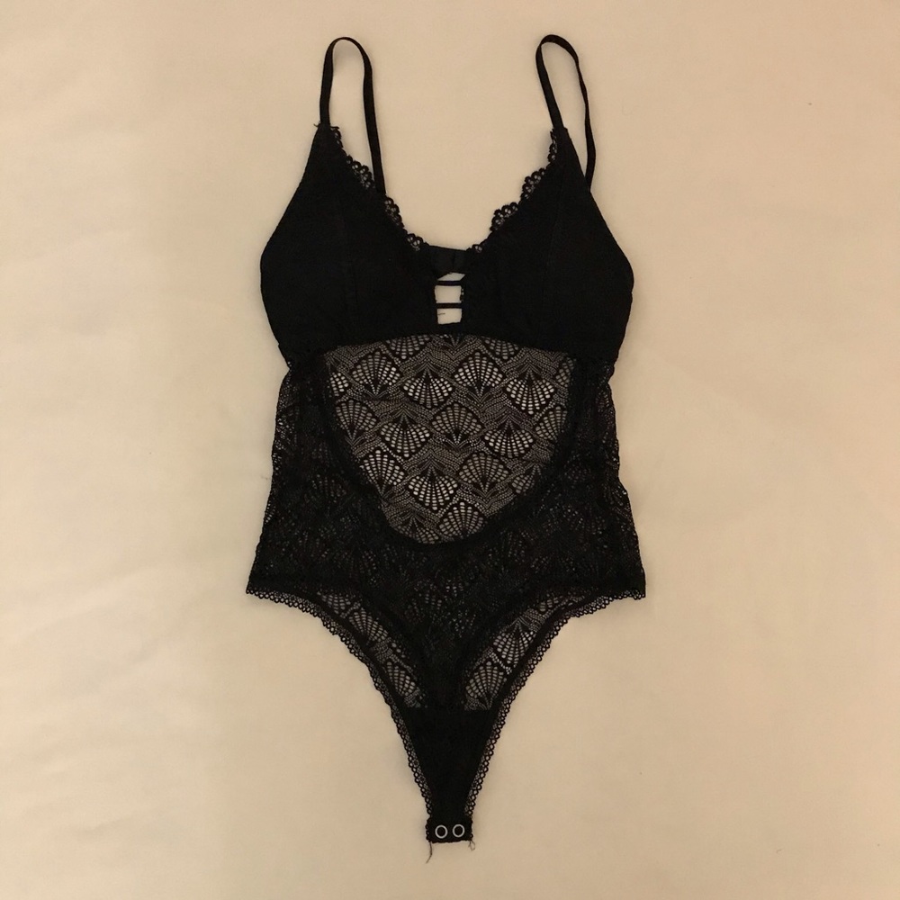 Lace Thong Bodysuit